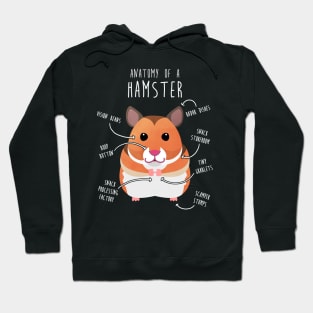 Syrian Hamster Anatomy Hoodie